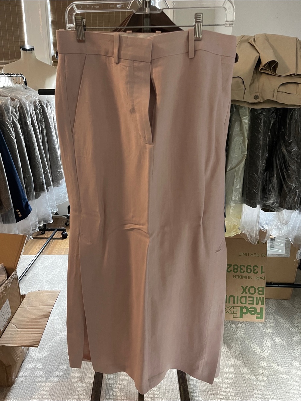 COS Blush Pink Pencil Skirt